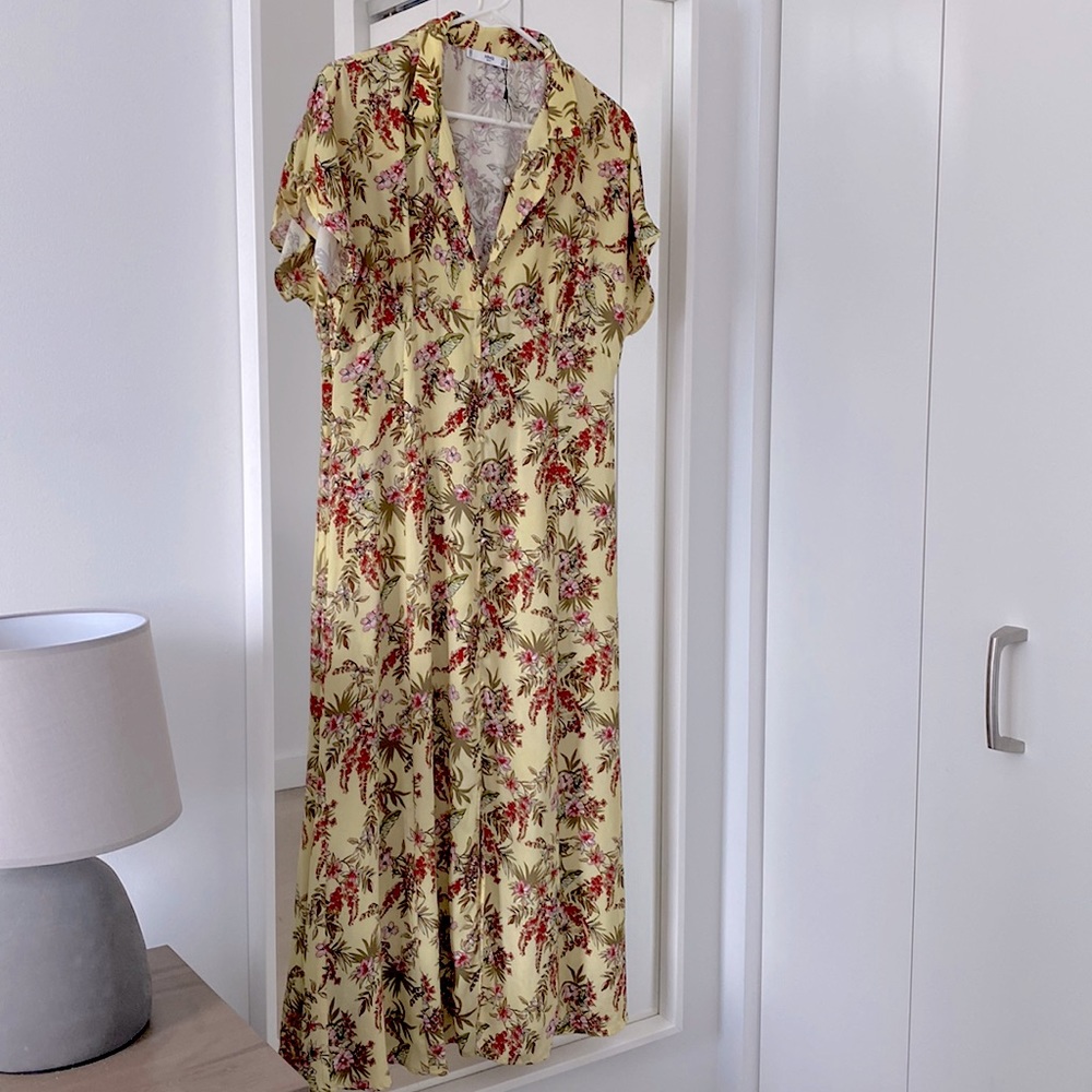 Mango maxi floral dress